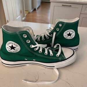 Converse Women's Green High-Top Sneakers